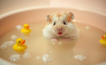 can you bathe a hamster in warm water